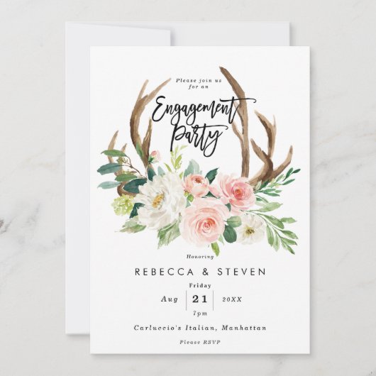 invitation de la partie de fiançailles (Devant)