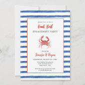 Invitation de la partie de fiançailles Crab Bot (Devant)