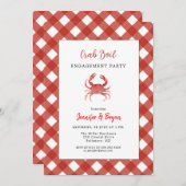 Invitation de la partie de fiançailles décontracté (Devant / Derrière)