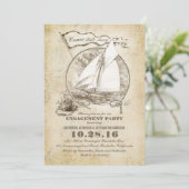 invitation de la partie de fiançailles nautiques v (Debout devant)