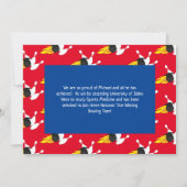 Invitation de la partie de finition de Bowling (Dos)