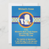 Invitation de la partie de formation Potty (Dos)