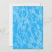 Invitation de la partie de glace et de la partie d (Dos)