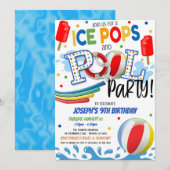 Invitation de la partie de glace et de la partie d (Devant / Derrière)