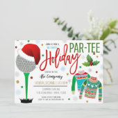 Invitation de la partie de golf de Noël (Debout devant)