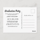 Invitation de la partie de graduation de 2024 mode (Dos)