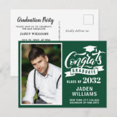 Invitation de la partie de graduation de 2024 mode (Devant / Derrière)