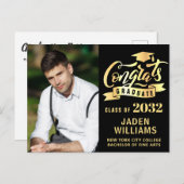 Invitation de la partie de graduation de 2024 mode (Devant / Derrière)