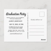 Invitation de la partie de graduation de 2024 mode (Dos)
