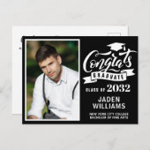 Invitation de la partie de graduation de 2024 mode (Devant / Derrière)