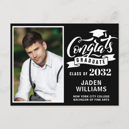 Invitation de la partie de graduation de 2024 mode (Devant)