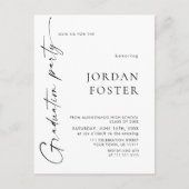 Invitation de la partie de graduation de 2025 mode (Devant)