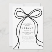 Invitation de la partie de graduation de Black Bow (Devant)