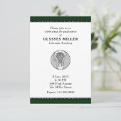 Invitation de la partie de graduation de crosse (Debout devant)