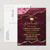 Invitation de la partie de graduation de la Bourgo (Devant / Derrière)