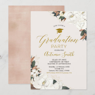 Invitation de la partie de graduation de la Magnol
