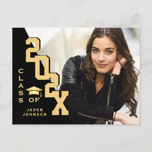 Invitation de la partie de graduation de la photo (Devant)