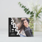 Invitation de la partie de graduation de la photo  (Debout devant)