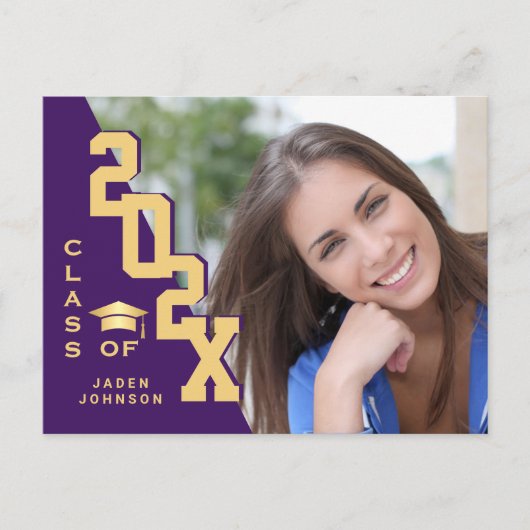 Invitation de la partie de graduation de la photo (Devant)