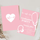 Invitation de la partie de graduation de l'infirmi