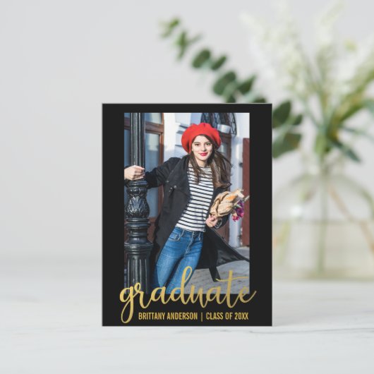 Invitation de la partie de graduation de script mo (Debout devant)