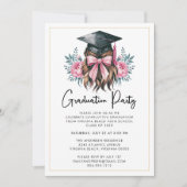 Invitation de la partie de graduation Décontractée (Devant)