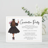 Invitation de la partie de graduation Décontractée (Debout devant)
