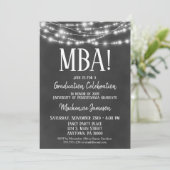 Invitation de la partie de graduation du MBA Busin (Debout devant)
