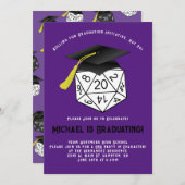 Invitation de la partie de graduation du MDN Roll (Devant / Derrière)