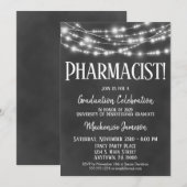Invitation de la Partie de Graduation du pharmacie (Devant / Derrière)