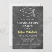 Invitation de la partie de graduation du tableau d (Devant)