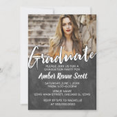 Invitation de la partie de graduation du tableau d (Devant)