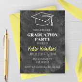 Invitation de la partie de graduation du tableau d