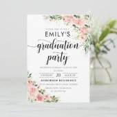 Invitation de la partie de graduation en or rose p (Debout devant)