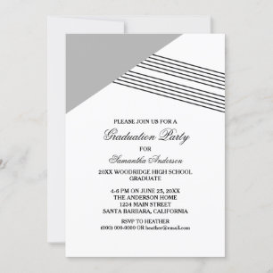 Invitation de la partie de graduation géométrique