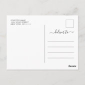 Invitation de la partie de graduation Gold Blue RN (Dos)