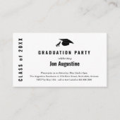 Invitation de la Partie de graduation Insérer (Devant)