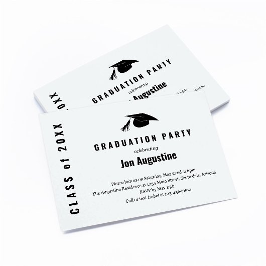Invitation de la Partie de graduation Insérer