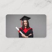 Invitation de la Partie de graduation Insérer (Dos)