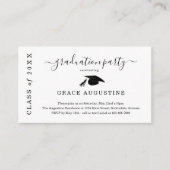 Invitation de la Partie de graduation Insérer (Devant)
