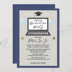 Invitation de la partie de graduation masculine vi