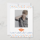 Invitation de la partie de graduation moderne 2016 (Dos)