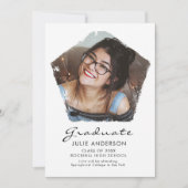 Invitation de la partie de graduation moderne Arts (Devant)