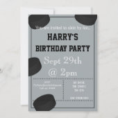 Invitation de la partie de hockey sur glace (Devant)