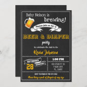 Invitation de la Partie de la couche, invitation B (Devant / Derrière)