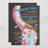 Invitation de la partie de la partie de la piscine (Devant / Derrière)