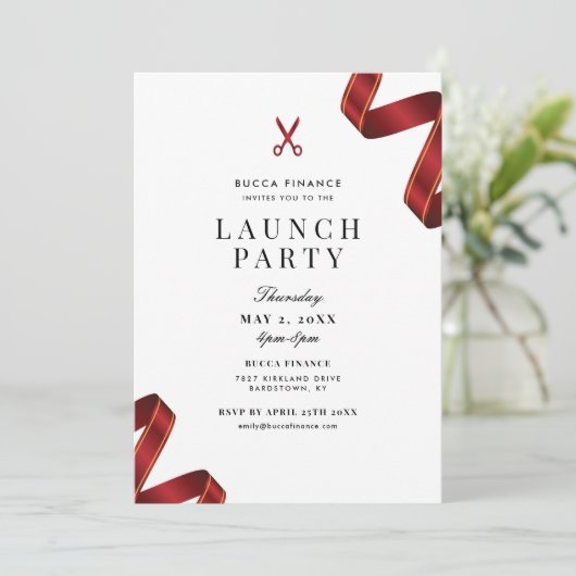 Invitation de la partie de lancement (Debout devant)