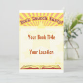 Invitation de la partie de lancement de livre (Debout devant)