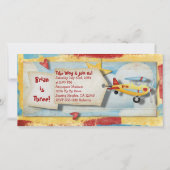 Invitation de la partie de l'avion (Devant)