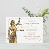 Invitation de la partie de l'école de droit (Debout devant)